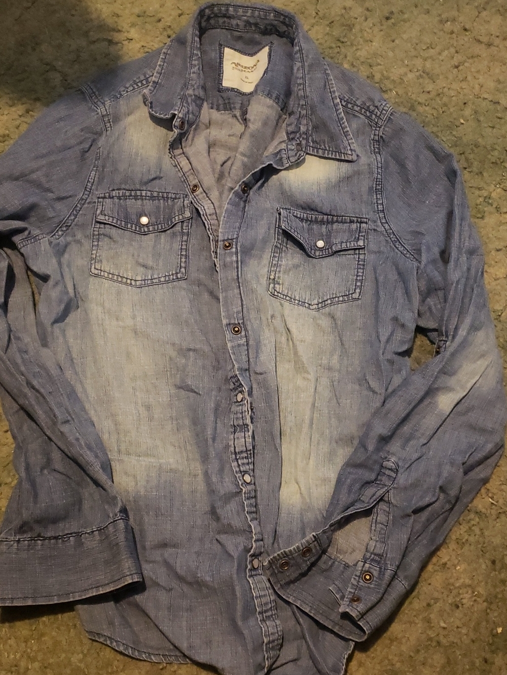 Light Blue Womens Denim Shirt Jacket
